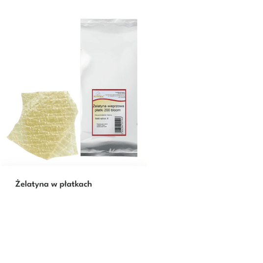 BOWIKA Żelatyna płatki 200bl a'1kg -zdjęcie numer 1