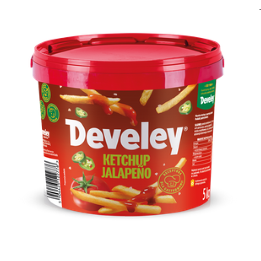 DEVE Ketchup JALAPENO pikantny 5 kg WIADRO -zdjęcie numer 1