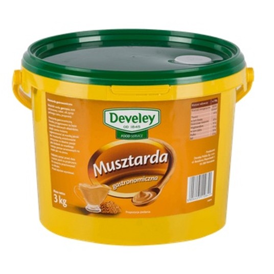 DEVE Musztarda gastro WIADERKO A'3kg -zdjęcie numer 1