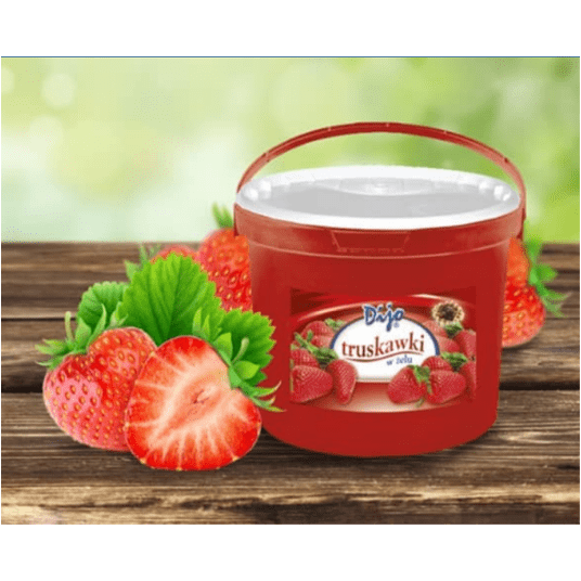 DIJO Truskawka w żelu 3,2 kg WIADRO -zdjęcie numer 1