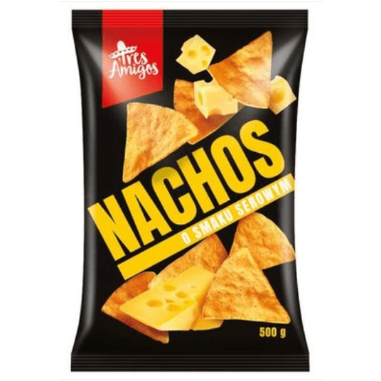 FANEX Nachos Cheese 500g TRES AMIGOS K/12 -zdjęcie numer 1
