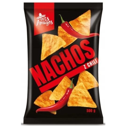 FANEX Nachos Hot 500g TRES AMIGOS -zdjęcie numer 1