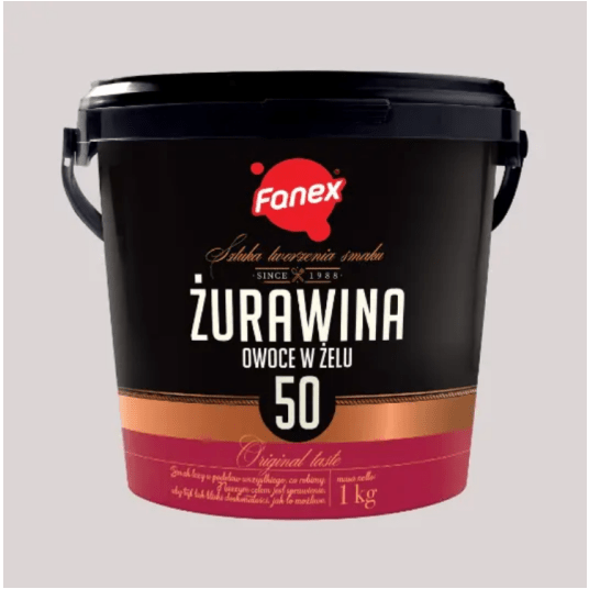 FANEX Żurawina w żelu NR 50 1kg -zdjęcie numer 1