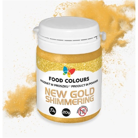 Food NEW GOLD Shimmering 20g BROKAT WS-P-155-N -zdjęcie numer 1