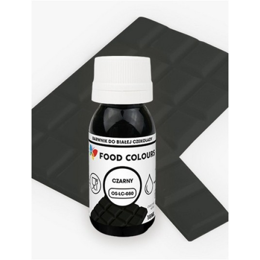 Food płyn Black OS-LC-080 18ml czarny do mas tł. -zdjęcie numer 1