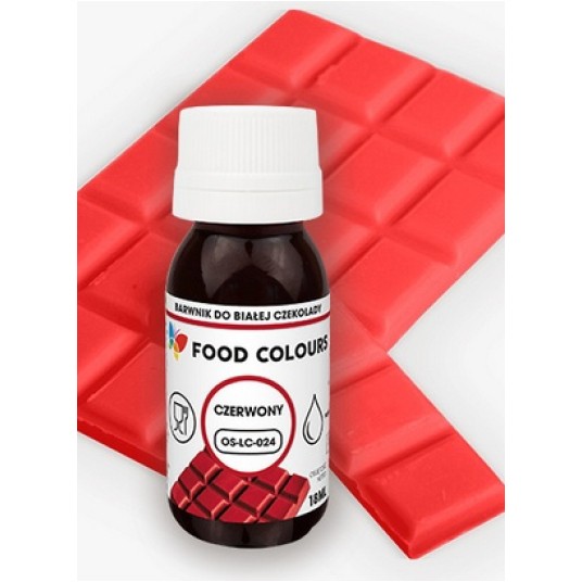 Food płyn Red OS-LC-024 18ml Czerwony do mas tł. -zdjęcie numer 1