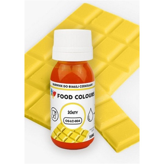 Food płyn Yellow OS-LC-004 18ml Żółty do mas tł. -zdjęcie numer 1