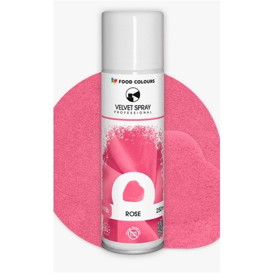 Food V15b-1 Velvet spray ROSE 100ml różowy zamsz -zdjęcie numer 1