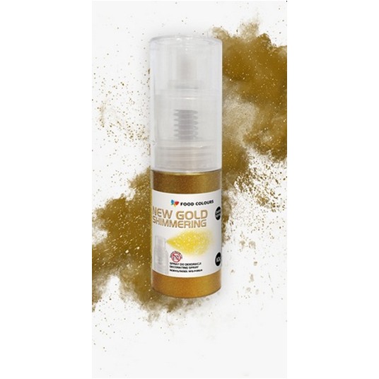Food WS-P-185-N NEW GOLD Shimmering PUMP spray 10g -zdjęcie numer 1