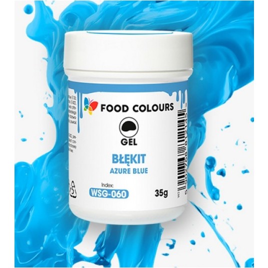 Food Żel Błękit WSG-060 Azure Blue 35g -zdjęcie numer 1