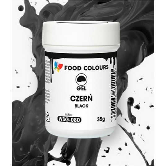 Food Żel Czarny WSG-080 Black 35g -zdjęcie numer 1