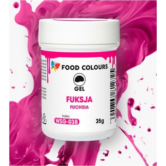 Food Żel Fuksja WSG-038 Fuchsia 35g -zdjęcie numer 1