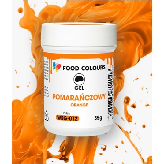 Food Żel Pomarańczowy WSG-012 Orange 35g -zdjęcie numer 1