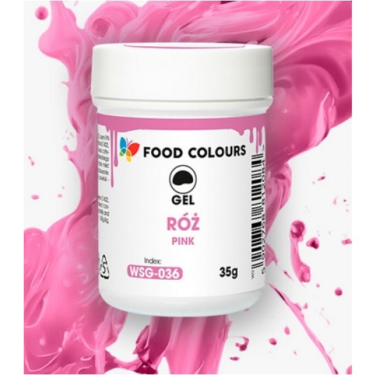 Food Żel Róż WSG-036 Pink 35g -zdjęcie numer 1