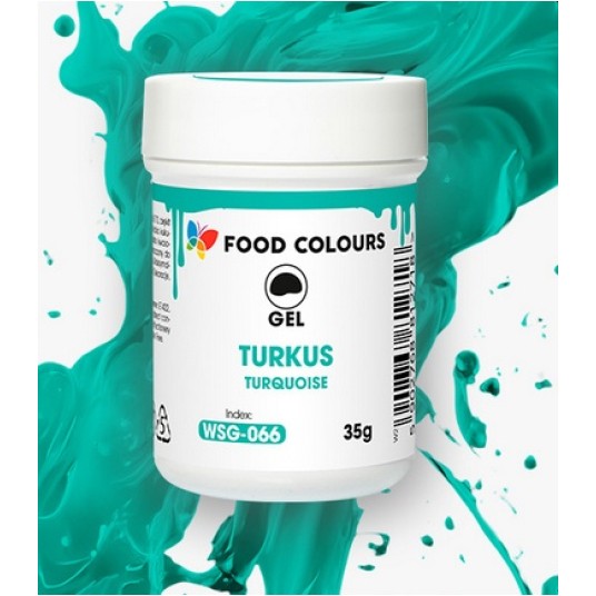 Food Żel Turkus WSG-066 Turquoise 35g -zdjęcie numer 1