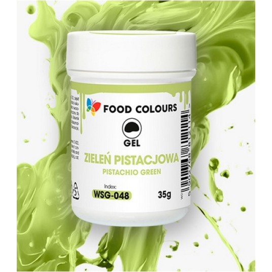 Food Żel Zieleń Pistac WSG-048 Pistachio Green 35g -zdjęcie numer 1