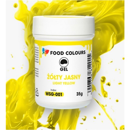 Food Żel Żółty Jasny WSG-001 Light Yellow 35g -zdjęcie numer 1