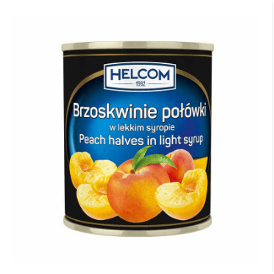 HELCOM Brzoskwinia w syropie połówki 850ml -zdjęcie numer 1