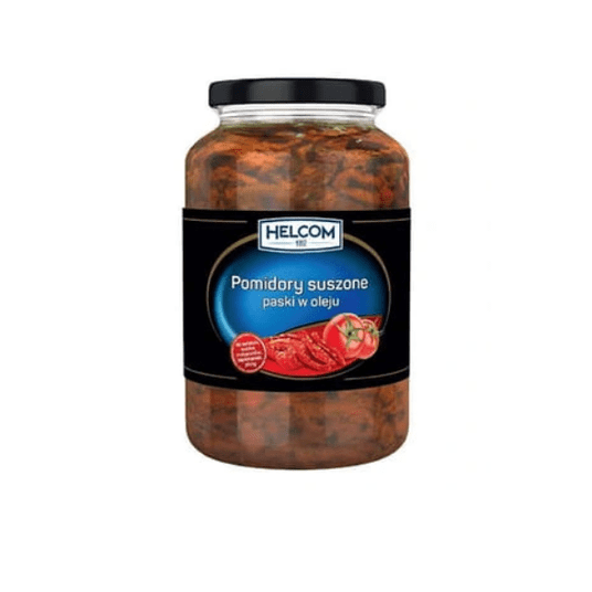 HELCOM Pomidor suszony połówki w oleju 4,1kg/2,5kg -zdjęcie numer 1