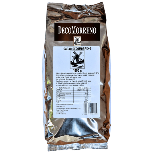 Kakao 10-12% DECOMORRENO 1kg /karton 7kg/ -zdjęcie numer 1