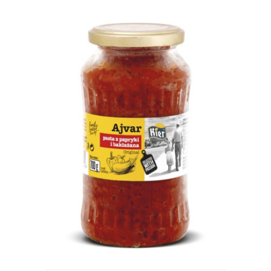 KIER AJVAR pasta z papryki i bakłażana 720ml K/8 -zdjęcie numer 1