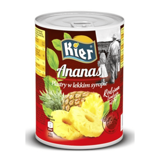 KIER Ananas plaster 565g/340g K/24 -zdjęcie numer 1