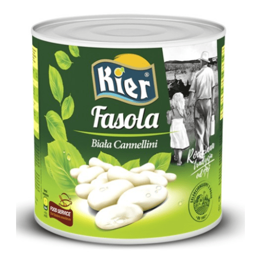 KIER Fasola BIAŁA 2500g/1500g K/6 -zdjęcie numer 1