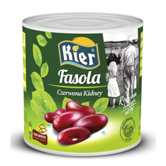 KIER Fasola CZERWONA 2500/1500g GASTRO -zdjęcie numer 1