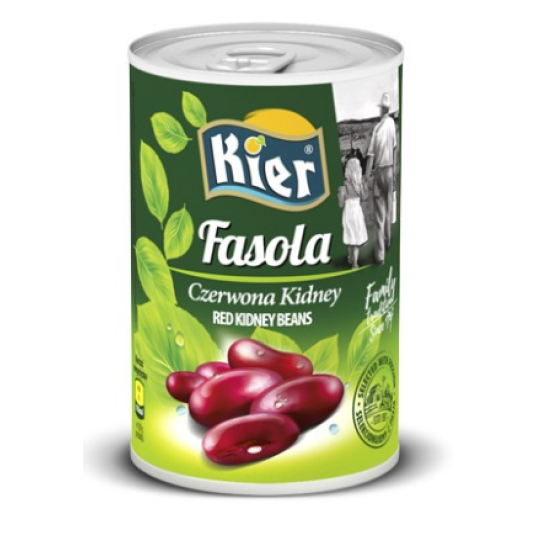 KIER Fasola czerwona Kidney 400/240g K/24 -zdjęcie numer 1