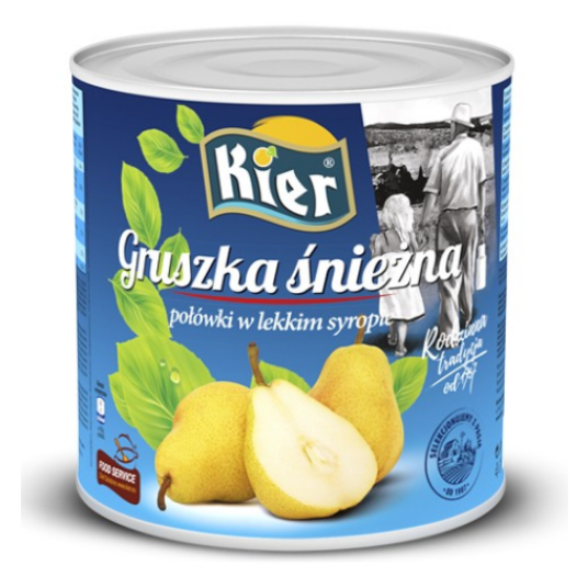 KIER Gruszka połowka ŚNIEŻNA 2500g/1500g -zdjęcie numer 1