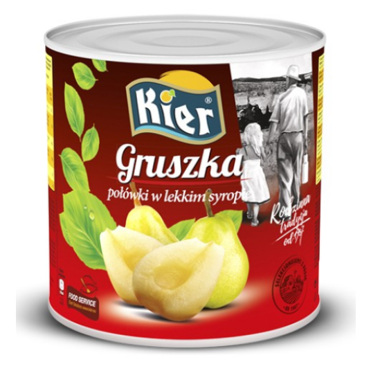 KIER Gruszka WILLIAMS połówki 2650/1430g -zdjęcie numer 1
