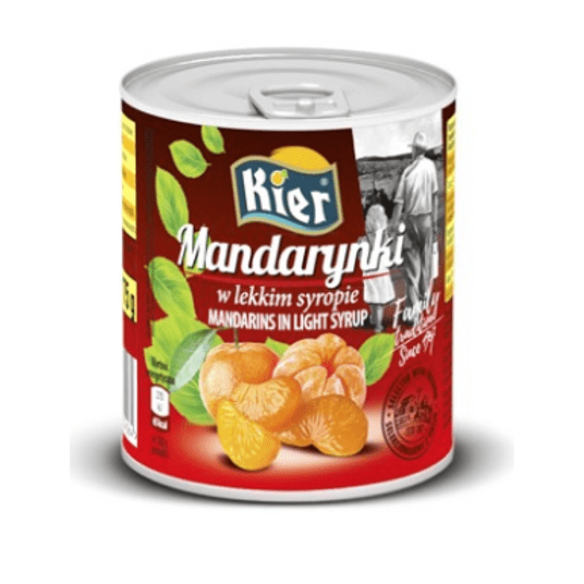 KIER Mandarynka w syropie 312g K/24 -zdjęcie numer 1