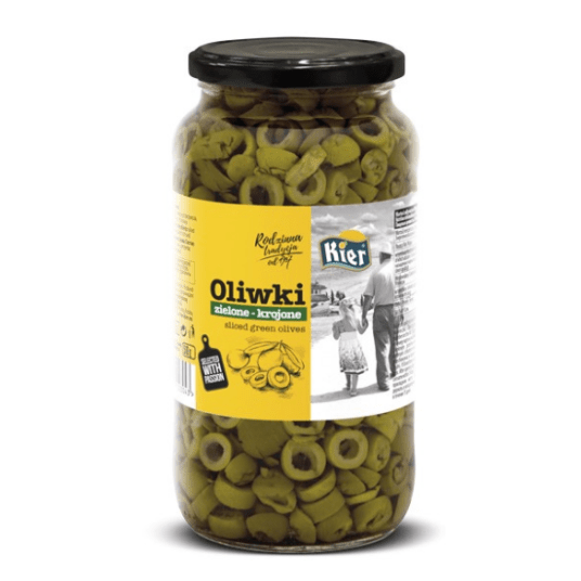 KIER Oliwki zielone krojone 935ml 935/510g -zdjęcie numer 1