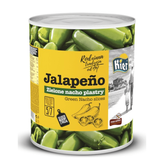 KIER Papr. jalapeno plast ZIELONA 3000g/1560g -zdjęcie numer 1