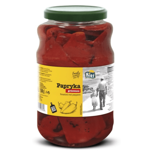 KIER Papryka GRILOWANA 2550/1550G SŁÓJ -zdjęcie numer 1