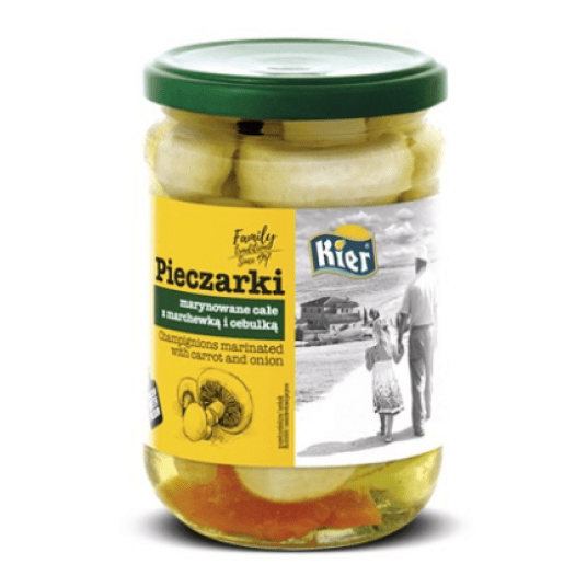 KIER Pieczarki całe marynowane 280g/160g -zdjęcie numer 1