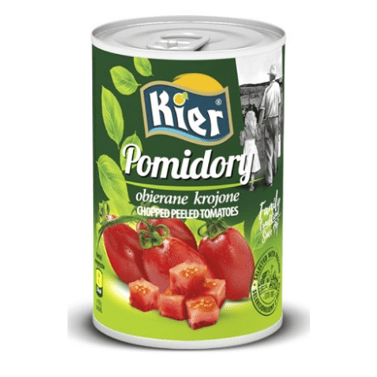 KIER Pomidory kostka b.skóry 400g/240g PELATI K/12 -zdjęcie numer 1