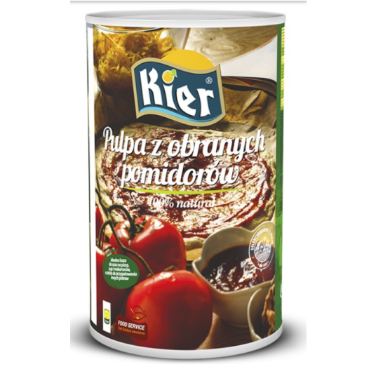 KIER PULPA z pomidorów obranych 4050g (100%NATURA) -zdjęcie numer 1