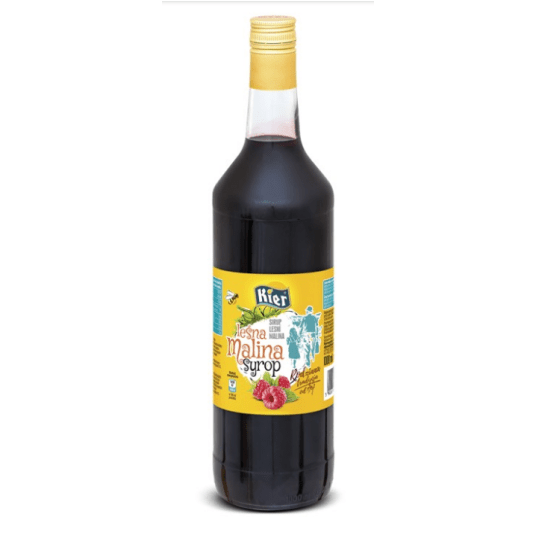 KIER Syrop Leśna MALINA 1L -zdjęcie numer 1