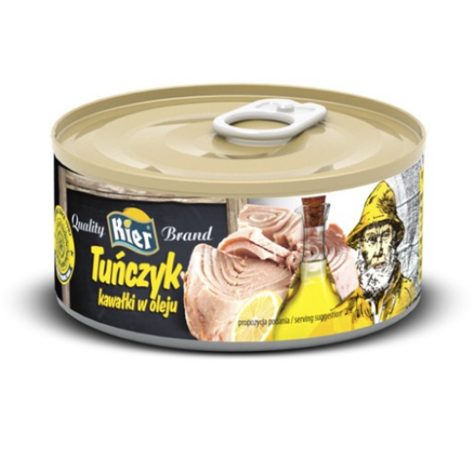 KIER Tuńczyk w oleju duże kawałki 170g -zdjęcie numer 1