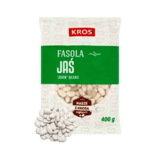 KROS Fasola jaś 400g WOREK K/11 -zdjęcie numer 1