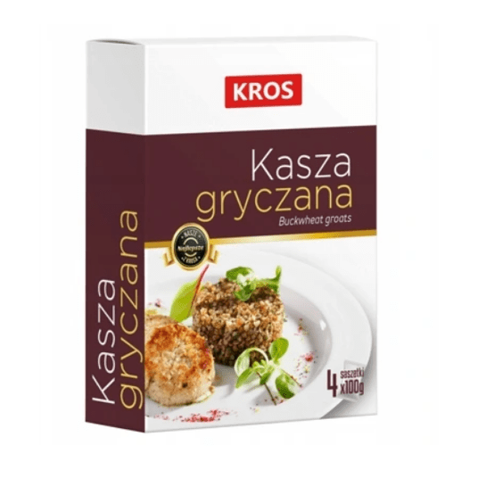 KROS Kasza gryczana 4x100g KARTONIK K/12 -zdjęcie numer 1