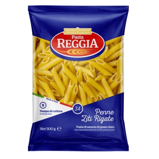 Makaron rurki PENNE RIGATI 500g REGGIA K/24 szt -zdjęcie numer 1