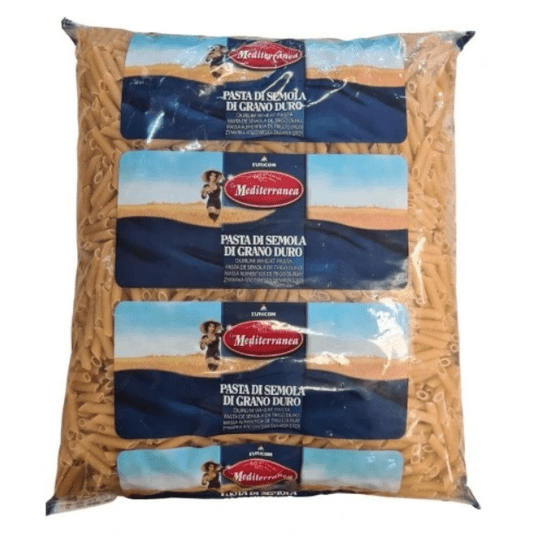Makaron rurki PENNE RIGATI 5KG MEDITERANEA -zdjęcie numer 1