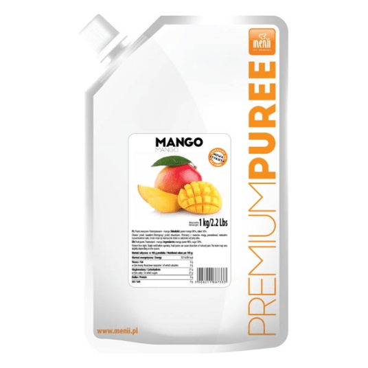 MENII Premium Puree Mango 1kg K/5 -zdjęcie numer 1