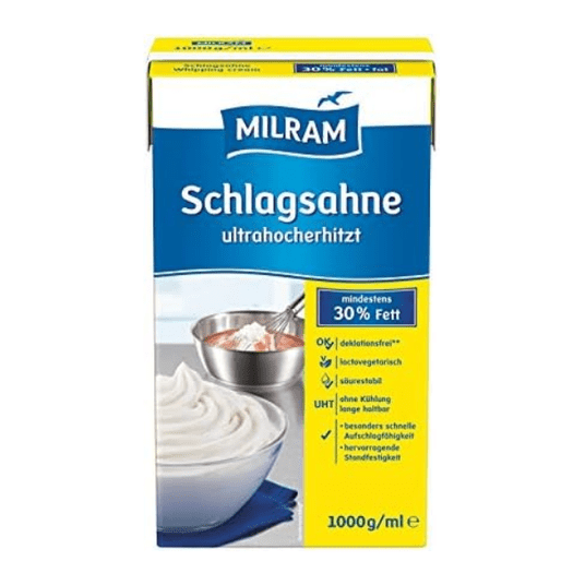 MLEKOMA Śmietanka UHT 30% 1 L MILRAM K/12 -zdjęcie numer 1