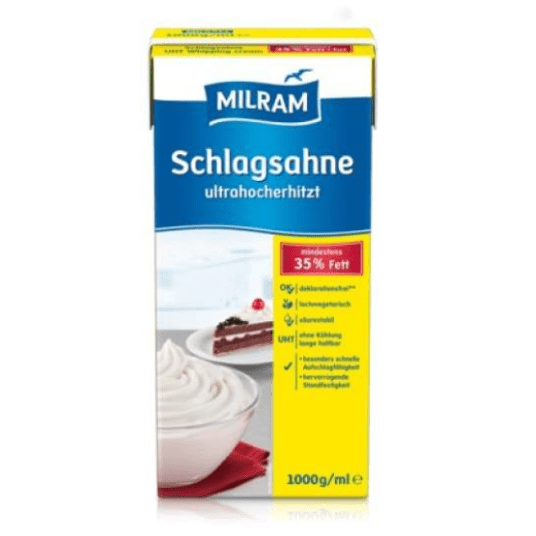 MLEKOMA Śmietanka UHT 35% 1 L MILRAM K/12 -zdjęcie numer 1