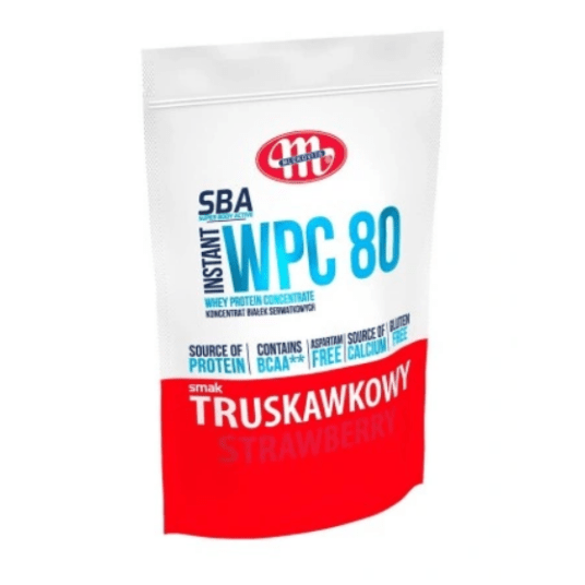 MLEKOVITA WPC 80% konc. TRUSKAWKA SBA 700g WOREK -zdjęcie numer 1
