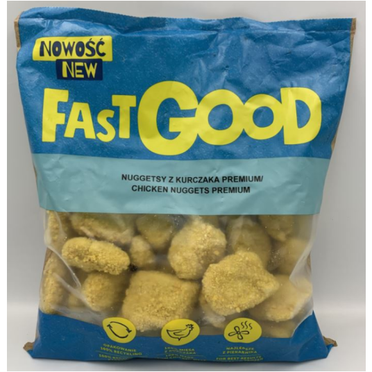 * MR Nuggetsy z kurczaka worek 1kg K/10 SUPER DRÓB -zdjęcie numer 1