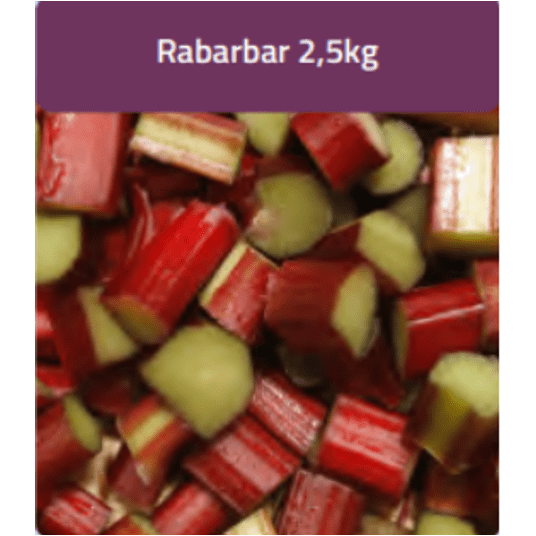 * MR Rabarbar K/4x2,5 kg KINGFOOD -zdjęcie numer 1